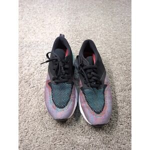 Nike Odyssey React Flyknit 2 Womens Running Shoes Black Teal AH1016-003 Size 8
